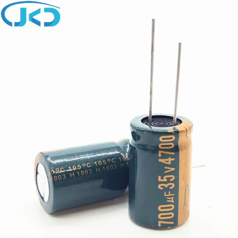 2pcs/lot 35V 4700UF high frequency low impedance aluminum electrolytic capacitor 4700uf 35v 18*25mm 20%