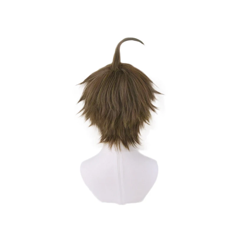 Danganronpa Hinata Hajime Wig Cosplay Costume Super Dangan Ronpa 2 Heat Resistant Synthetic Hair Carnival Party Wigs + Wig Cap