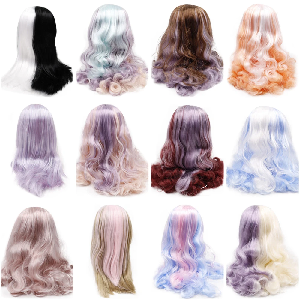 RBL Blyth Doll Scalp Wigs Colorful Hair Series Including the Hard dome