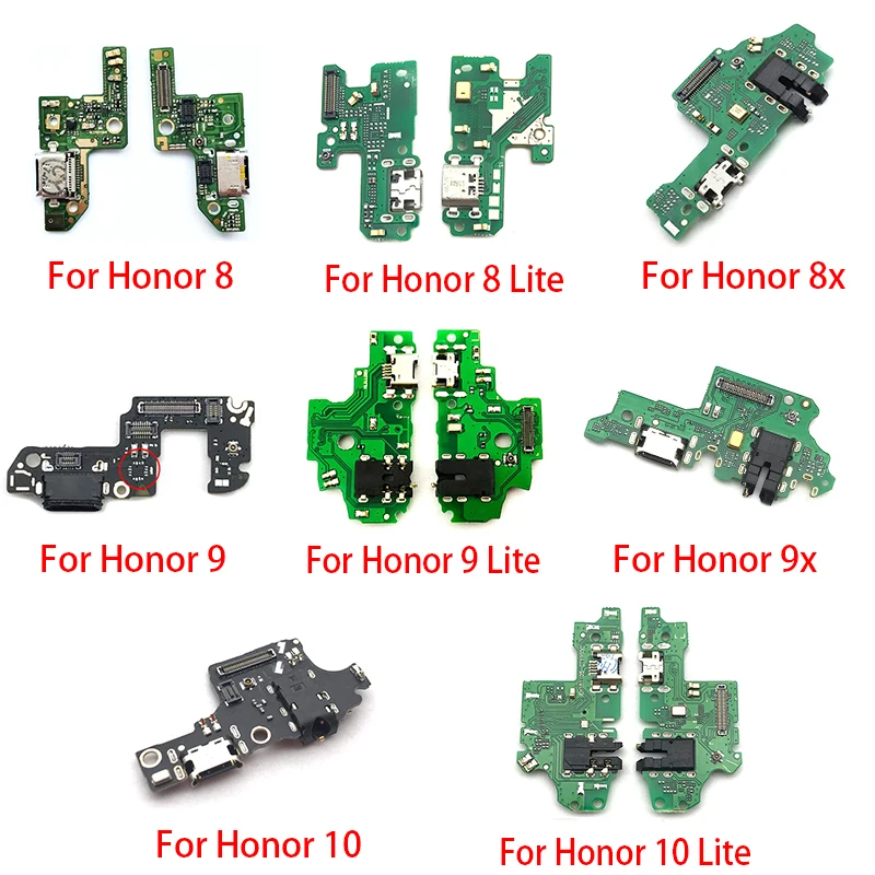 USB Power Charging Connector Plug Port Dock Flex Cable For Huawei Honor 20 5A 5X 10 9X 8X 8 9 30 lite 9S 30s