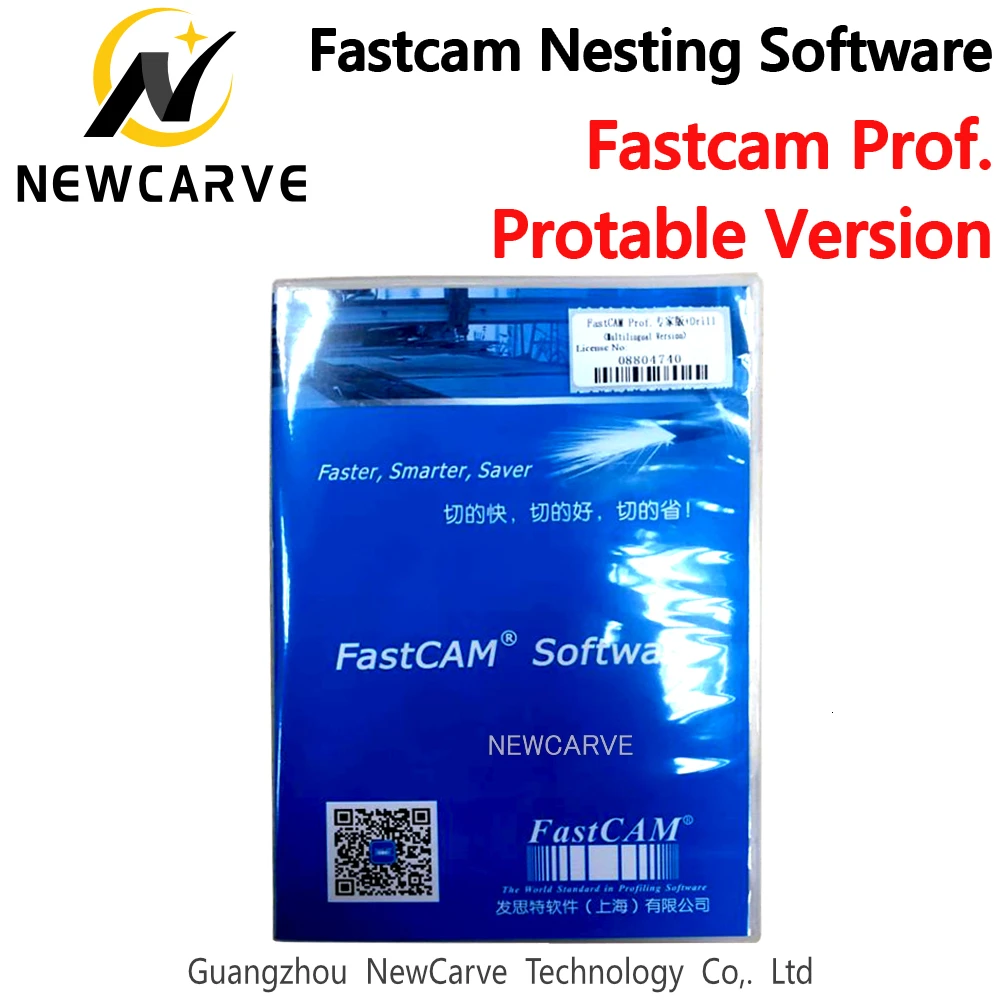 

Genuine FASTCAM Nesting Software Professional Portable English Language Version For CNC Plasma Cutter NEWCARVE