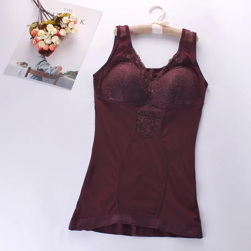 Velvet Body Shaper Slimming Underwear Women Woman Ring Long Bra Vest Adjust Abdomen Beautiful Body