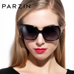 PARZIN Brand Designer Big Frame Sunglasses Shades For Women Fashion Oval Frame Real Quality Female Polarized Sunglasses