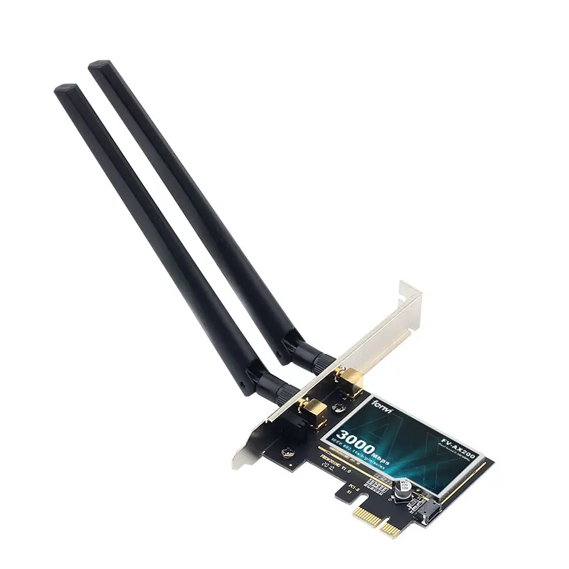 2974 Mb/s WiFi6 AX200 PCIE karta WiFi Adapter Bluetooth5.2 dwuzakresowy 2.4G/5Ghz 802.11AX Adapter bezprzewodowy do komputerów stacjonarnych 10 — zdjęcie produktu 7