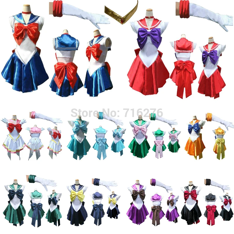 New Anime Pretty Soldier Anime Cosplay Costume female halloween party Any Size,Customized accepted