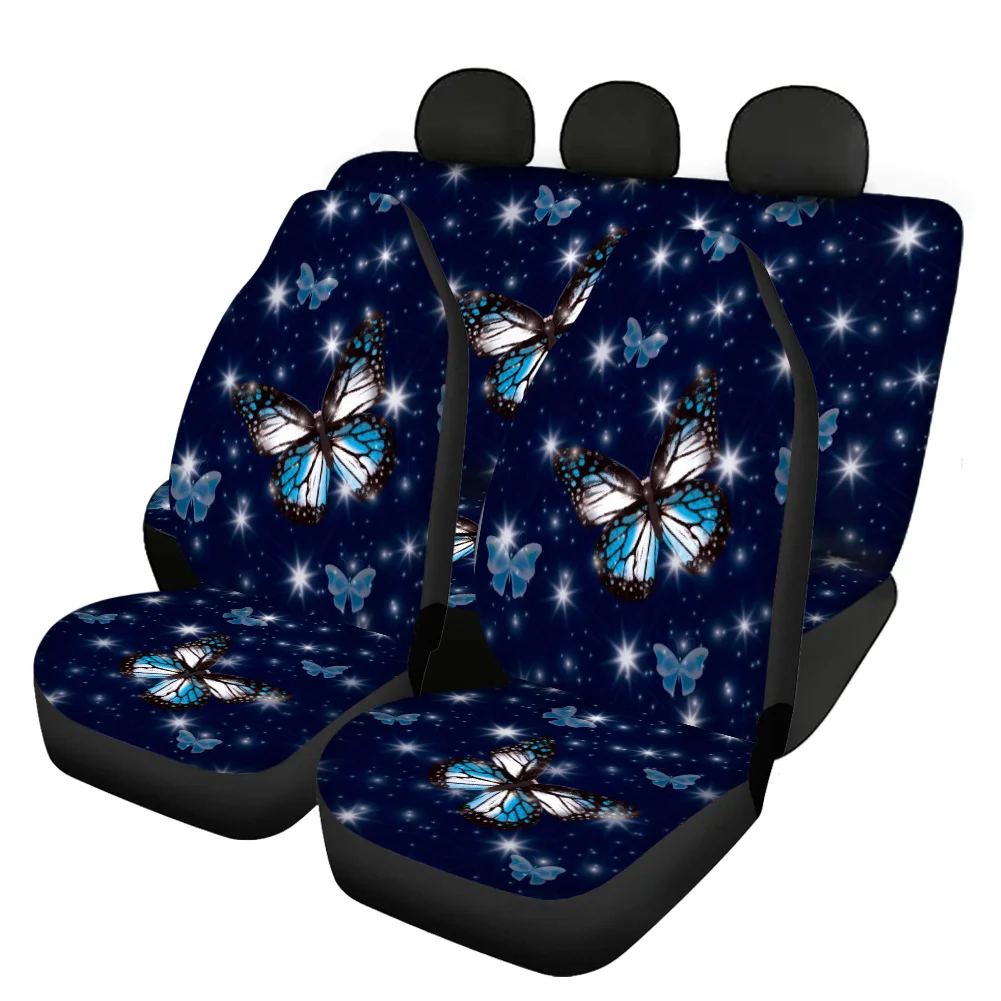 

Fashion Owl Design Vehicle Seat Covers Front Seat Waterproof Car Seat Protector 2pcs/Set Cushion Covers Interior Accessories