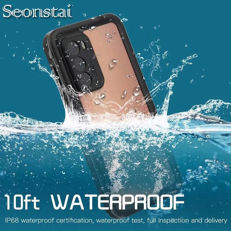 Waterproof Case For Huawei P40 P20Lite Clear Dustproof Diving Armor for Huawei P30Pro Cover Shockproof Phone Underwater Coque