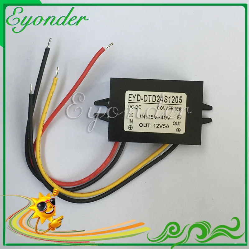 Good quality 15v~58v input 16v 18v 19v 20v 24v 30v 32v 33v 34v 36v 50v 56v 48v to 8.4v 3a 25.2w dc to dc power supply converter