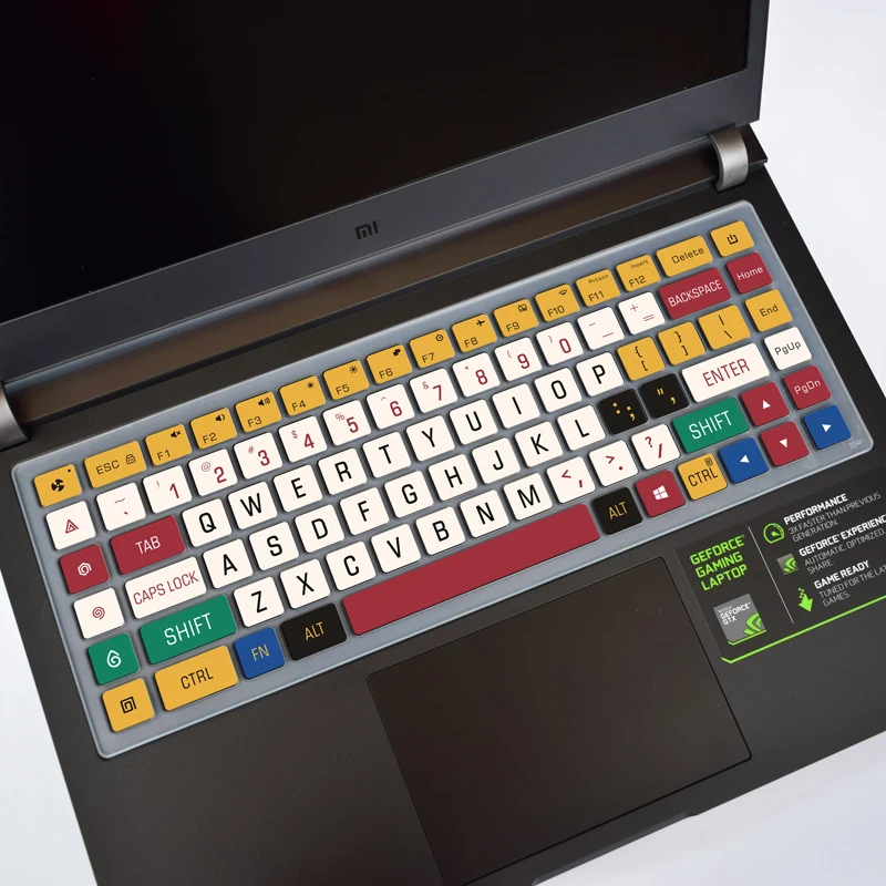 Keyboard Protection for Xiaomi Gaming Keyboard Protective Film 15.6-inch Notebook Computer Film Concave Dust-proof Film Cover