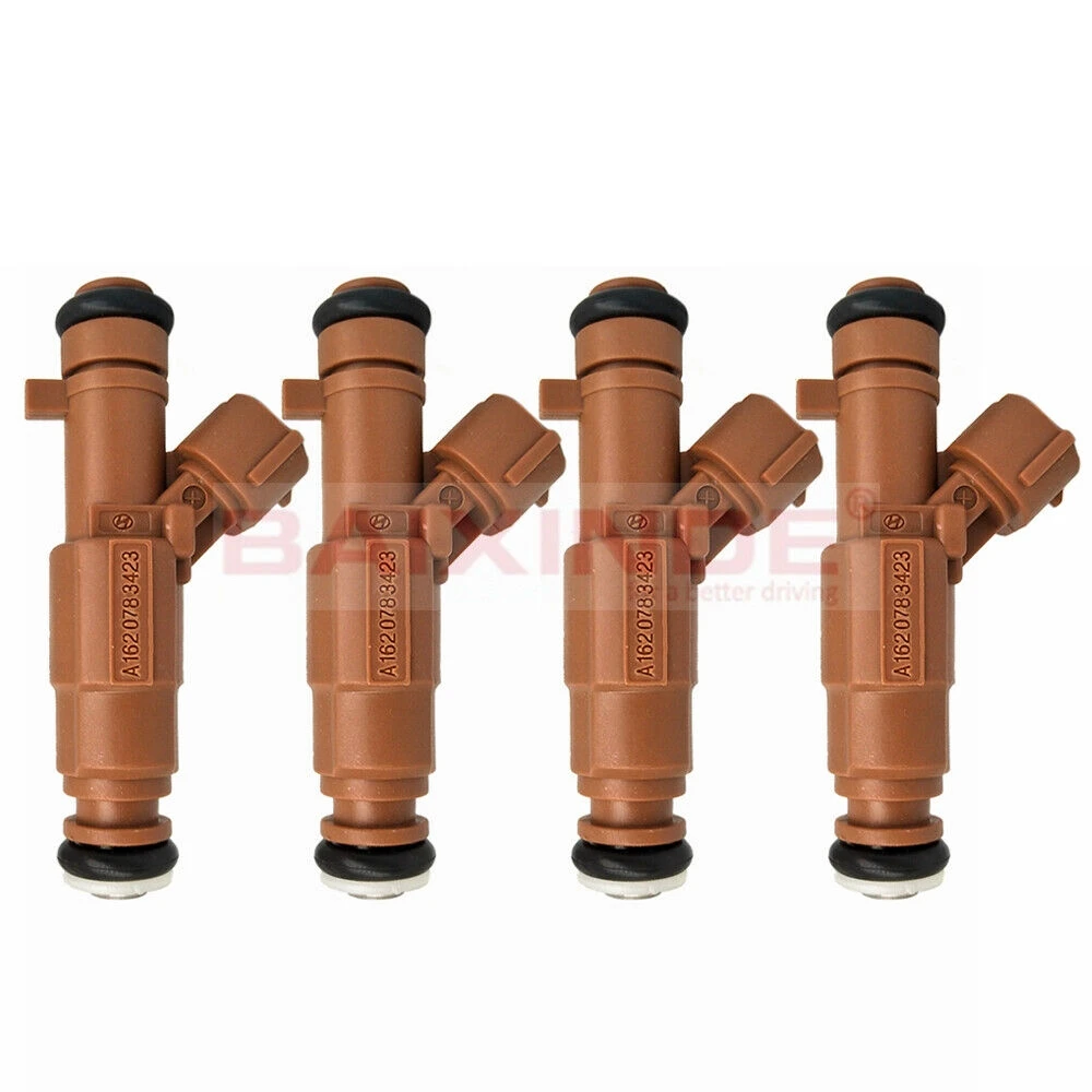 High quality 4x Fuel Injector A1620783423 For Ssangyong Musso Istana Korando Rexton Chairman