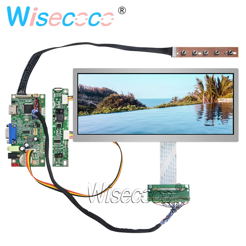 

10.3 inch 1920*720 IPS HSD103KPW2-A10 Pro Bar LCD screen 50pins LVDS VGA driver board Outdoor high brightness 850nit