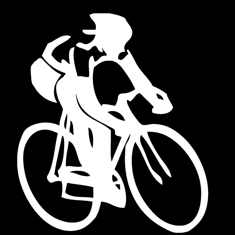 

Cycling Sticker Road Bike Swim Run man Vinyl Decal Car Styling Triathlon Car Window Or Bumper Jdm