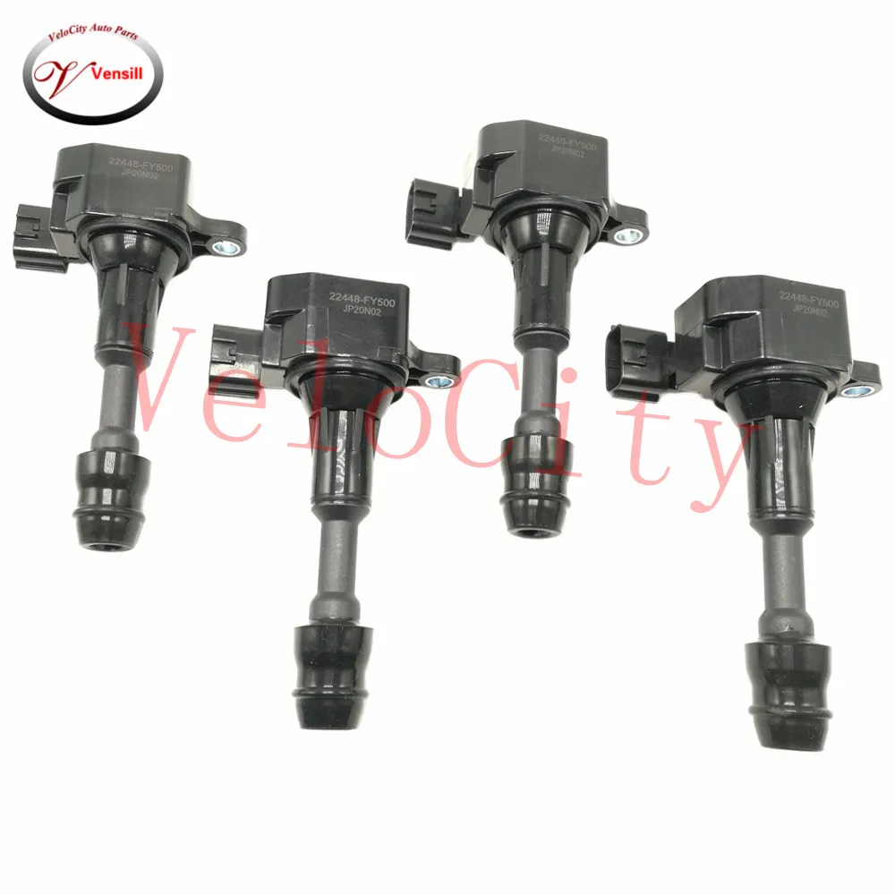 Set Of 4PCS Part No# 22448-FY500 22448FY500 AIC-3116 Ignition Coil Fits For Nissan Maxima Murano Pathfinder