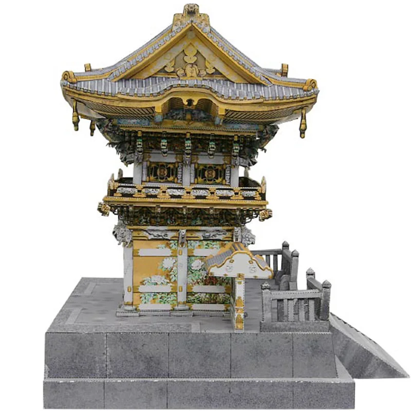 Japan Toshogu Shrine World Classic Building 3D Paper Model DIY