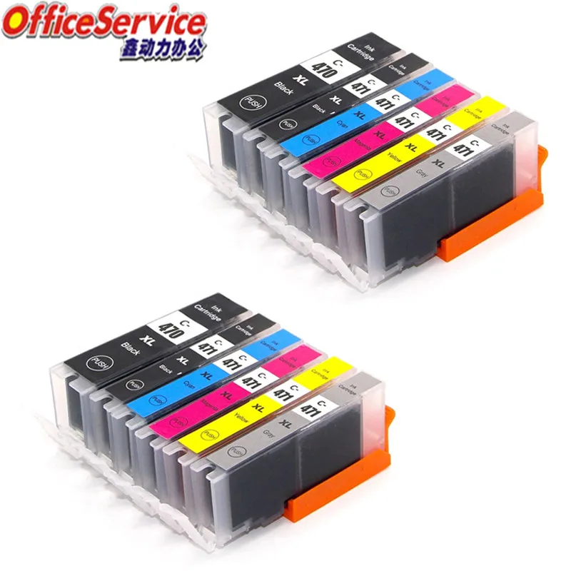 

470xl PGI-470 CLI-471 PGI470XL ink cartridge Compatible for canon, suit for TS8040 TS9040 MG7740 inkjet Printer