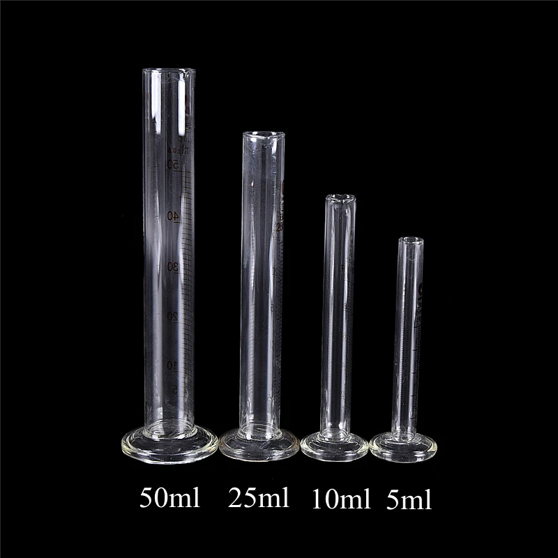 1PC 100ml Graduated Glass Measuring Cylinder Chemistry Laboratory Measure School Laboratory Cylinder Wholesale Drop Shipping