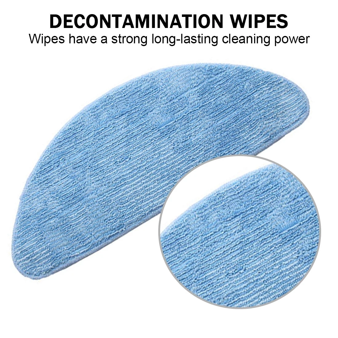 6/10 قطع من قماش الممسحة لقطع غيار المكنسة الكهربائية الروبوتية المصفية Mamibot Exvac660 استبدال أجزاء الروبوت