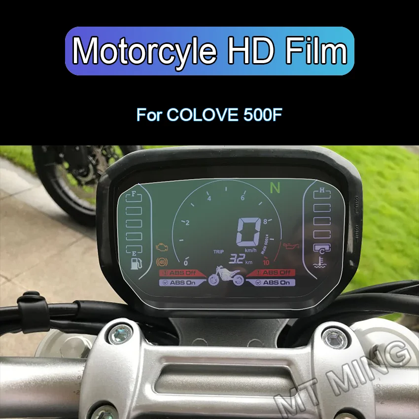 

Motorcycle Cluster Scratch Protection Film Screen Protector Dashboard Instrument For COLOVE 500F