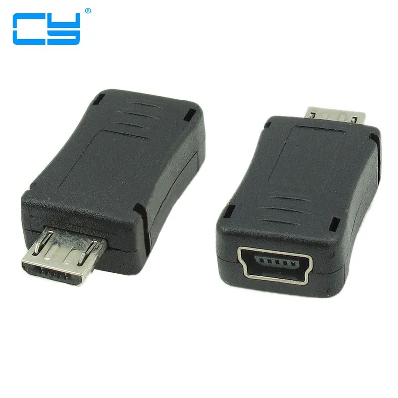 

Micro USB Male to Mini USB Female Adapter Connector Converter Adaptor for Mobile Phones MP3