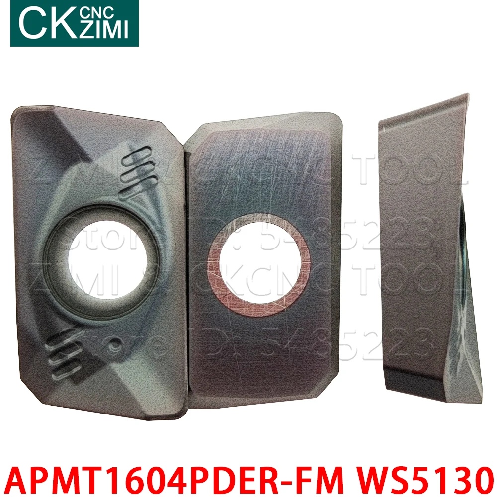 APMT1135PDER-FM APMT1604PDER-FM APMT1605PDER-FM WS5130 كربيد طحن إدراج APMT للصلب الفولاذ المقاوم للصدأ الحديد الزهر