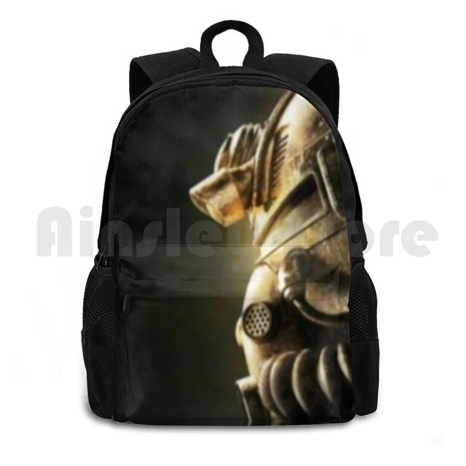 

Bethesda's 76 Outdoor Hiking Backpack Riding Climbing Sports Bag Bethesdas 76 Fashion New York Pattern London Paris France Band