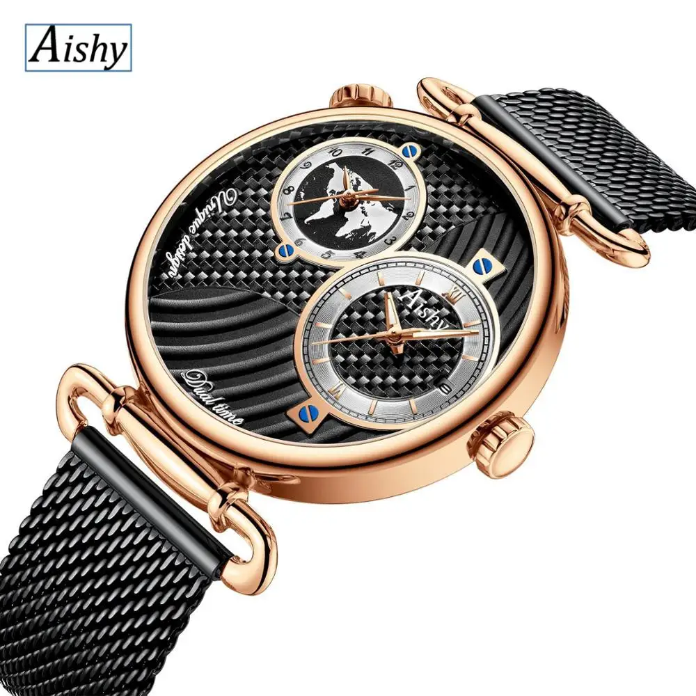 （flash sale）Watch  Men Luxury  Brand  Top  Sport  Watch   two Date watch  Quartz    Men Wristwatch  часы мужские   reloj hombre