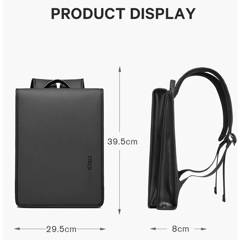 BANGE New Business Backpack Men\'s Anti-Theft Computer Bag Big Capacity 14.1 Inch Laptop Bagpack Men Elegant Waterproof