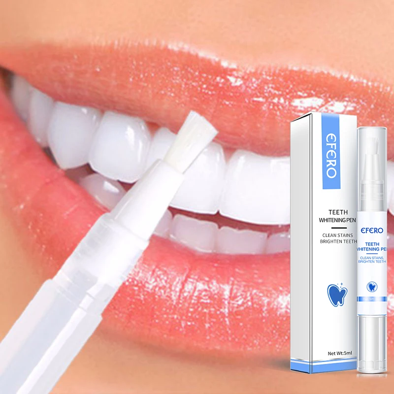 EFERO Teeth Whitening Pen Cleaning Serum Remove Plaque Stains Dental Tools Oral Hygiene Tooth Gel Whitenning Tooth Toothpaste