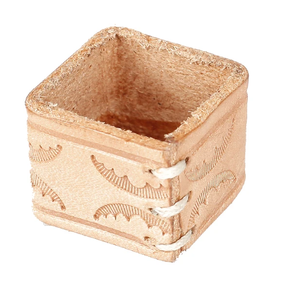 Kieszonkowy Snooker bilard podstawka na kredę PU skórzany pokrowiec Club