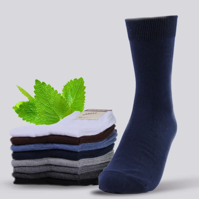 

2022 Brand New Men's Cotton Socks For Man Black Business Breathable Spring Summer Male Long Socks Meias Hot Cheap Price Sokken