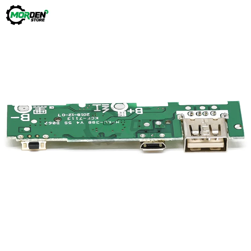 DC 5V 1A 2A Mobile Power Bank Charger Control Board Micro USB Polymer Lithium Battery Charging Board Step Up Boost Module