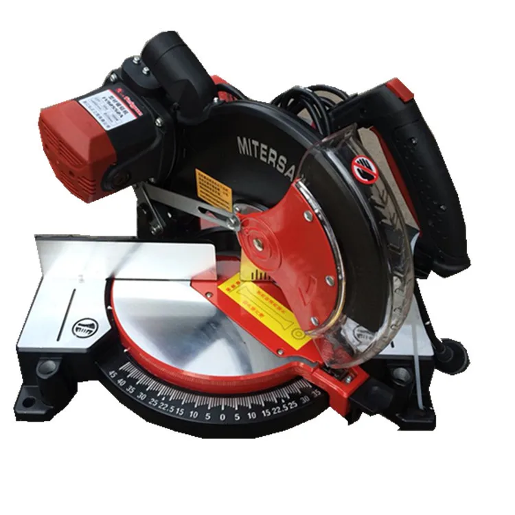 220V Aluminum alloy wood bevel cutting machine 45 degrees bevel cutting saw