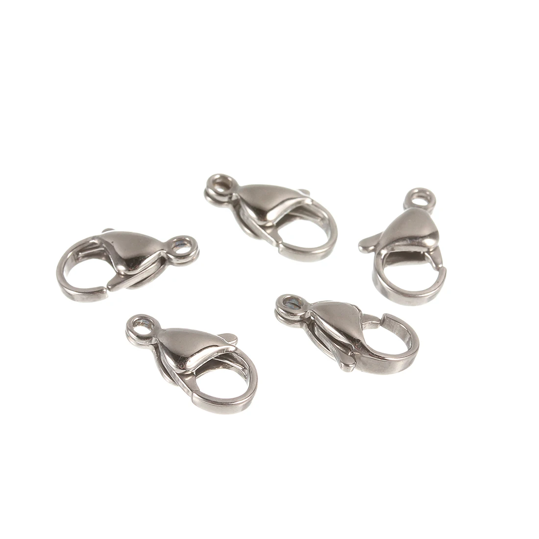 25 stücke Edelstahl Hummer Verschlüsse Haken End schließe Anschlüsse für Halskette Armband Schmuck Herstellung Zubehör Großhandel – Detail 6