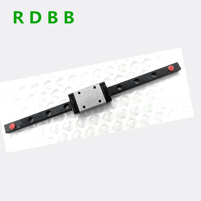 Uxcell MGN7 150mm Linear Rail Kit - 2 Guide Rails & 2 Carriage Blocks For 3D Printers & CNC