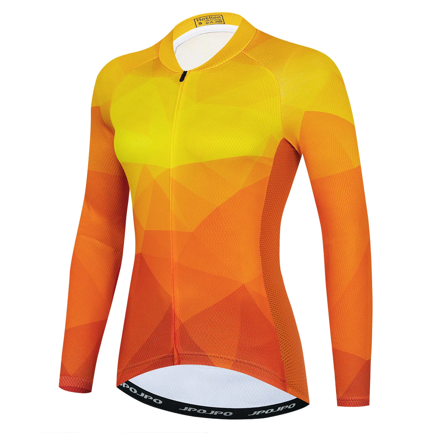 2022 Cycling Jersey Women Bike Mountain Road MTB Top Long Sleeve Bicycle Shirt Female Lady Clothing Uniform Spring Autumn Orange