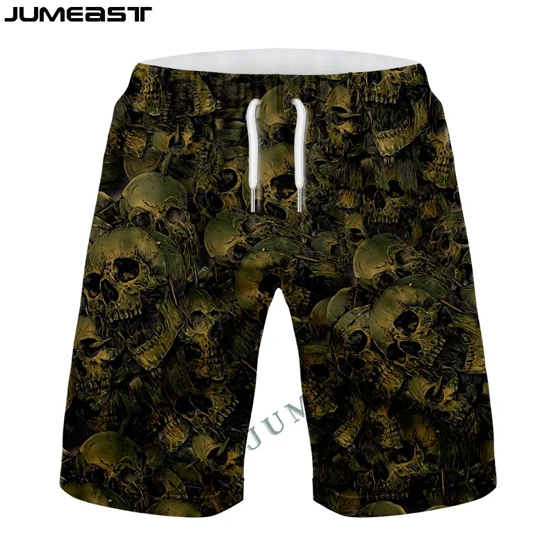 

Jumeast Men Women Boy Girl 3D Hunting Skull Camouflage Children Board Shorts Kids Summer Trunks Beach Casual Sweatpants Pants