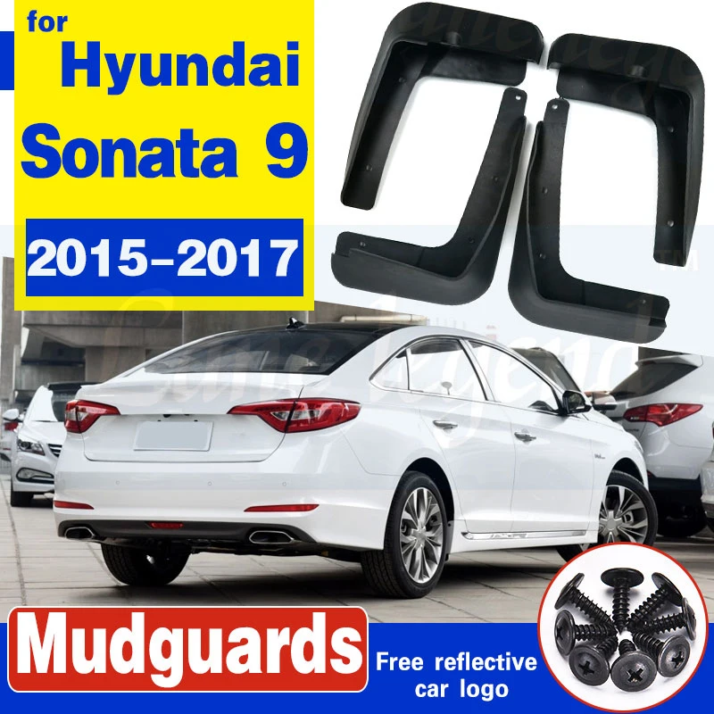 Front Rear Car Mudflap for Hyundai Sonata ECO SE i45 LF 2015~2017 Fender Mud Guard Flap Splash Flaps Mudguards Accessories