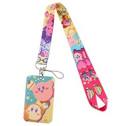 ER1649 Cartoon Kawaii Pink Fairy Lanyard Card Holder Student Hanging Neck Mobile Phone Lanyard Badge Subway Access Card Holder