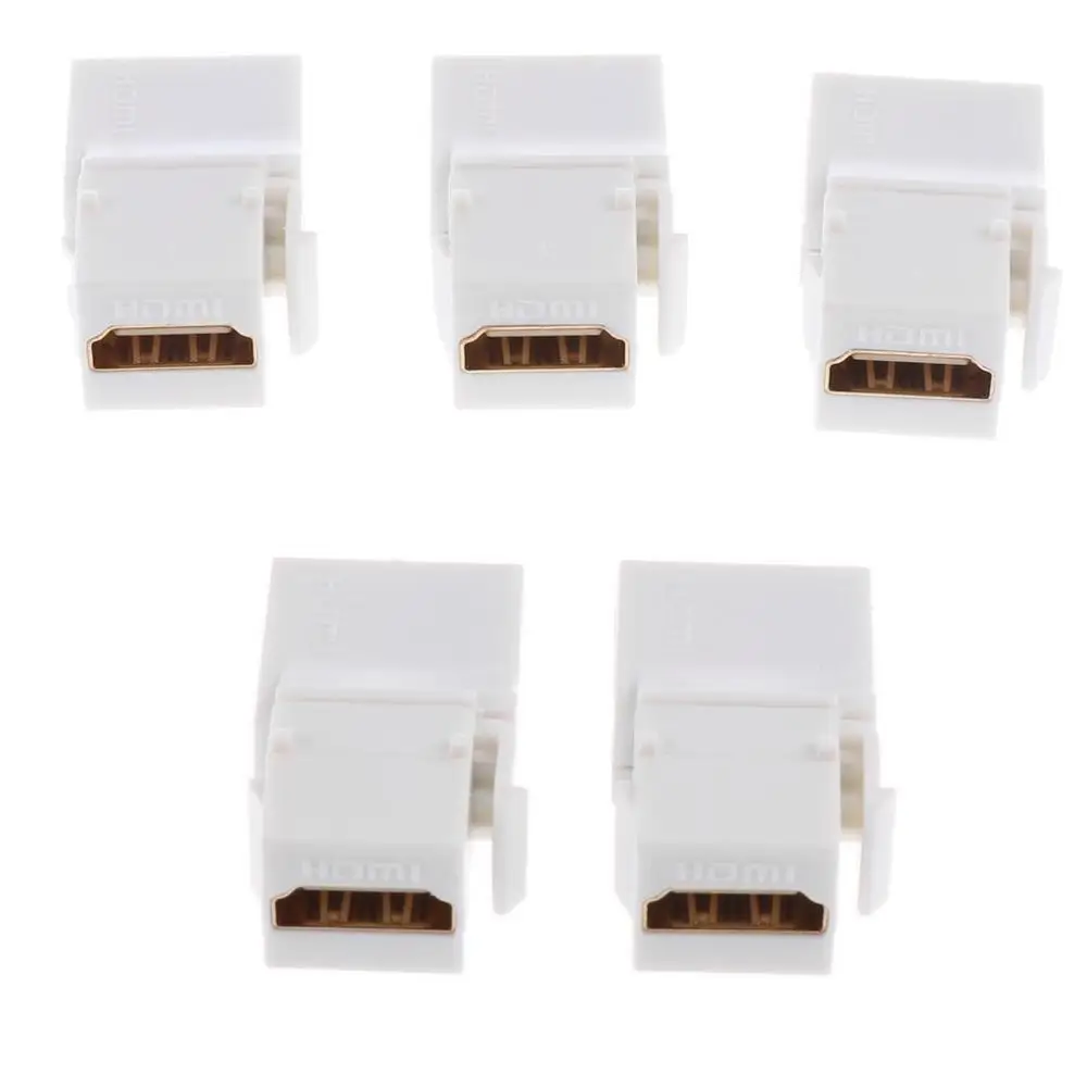 Hdmi Keystone Jack Vrouwelijke Koppeling Insert Snap-In Connector Socket Adapter Poort Voor Muurplaat Outlet Panel