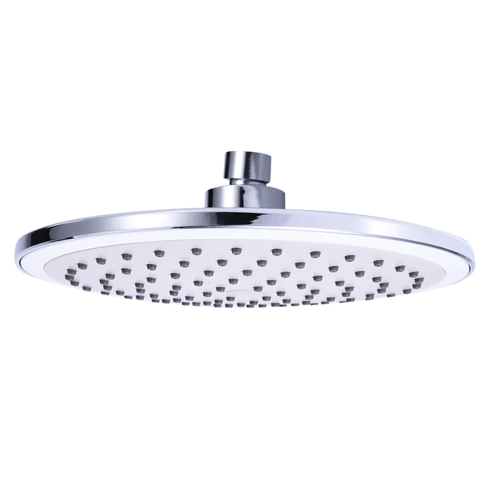 2123 New 20CM High Quality Shower Head Overhead Rain Shower Douche Large Round Mixer Fix Regendouche Douchekop Bathroom Product