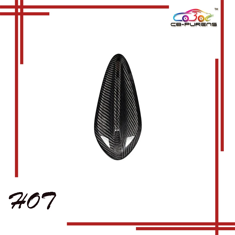 For BMW F20 F21 F45 F46 F48 F49 F26 F15 F16 F85 F86 F96 2016-ON Add On Style Shark Fin Shape Gloss Carbon Fiber Antenna Cover