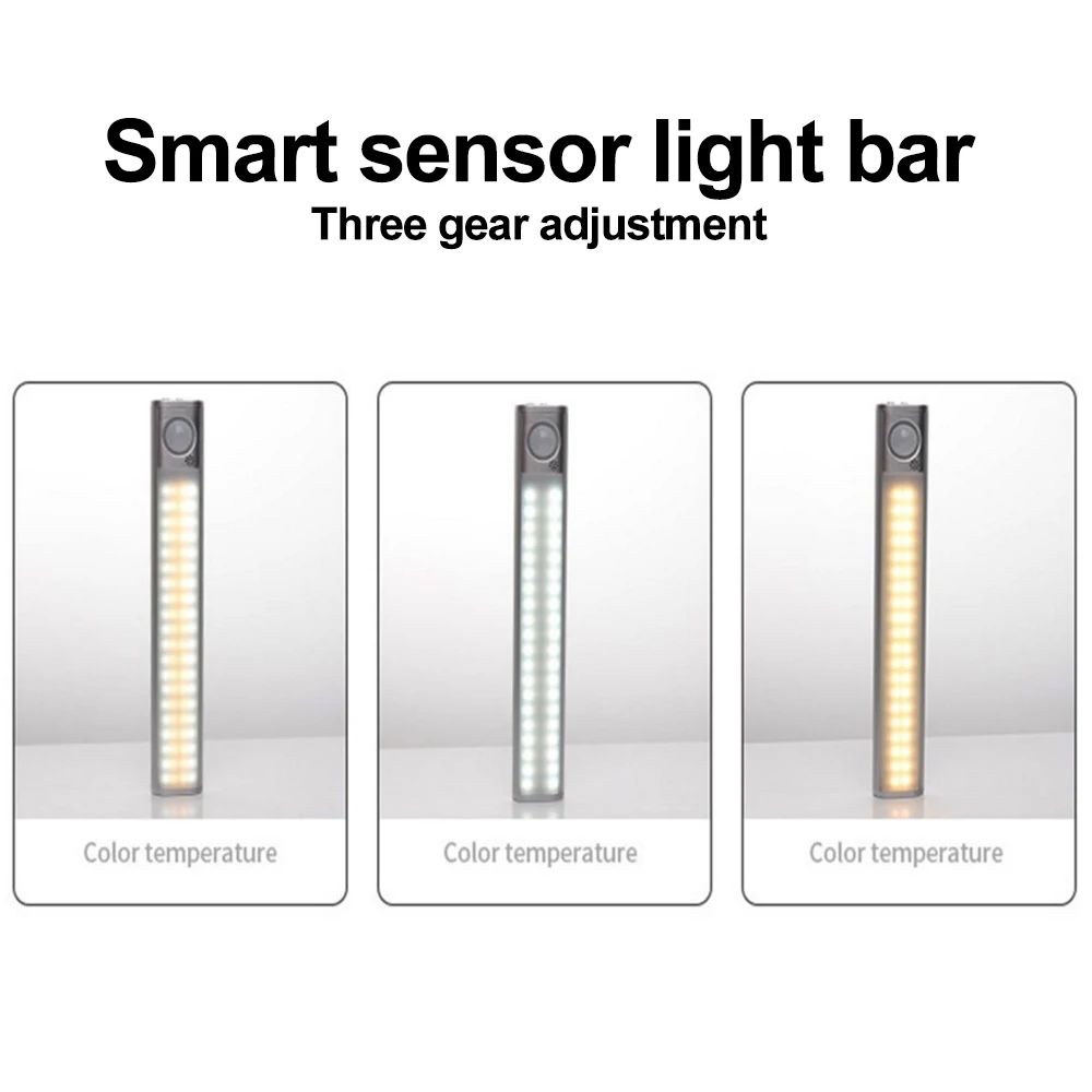 Czujnik ruchu ludzkiego ciała USB ładowania indukcyjnego, noc, lekki światła podszawkowe LED kuchnia szafa na klatkę schodową/ścianę lampa