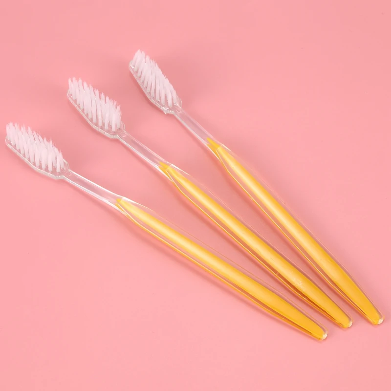 Escova de dentes descartável adultos ou crianças 100 embalagem individualmente, viagem, produtos de higiene