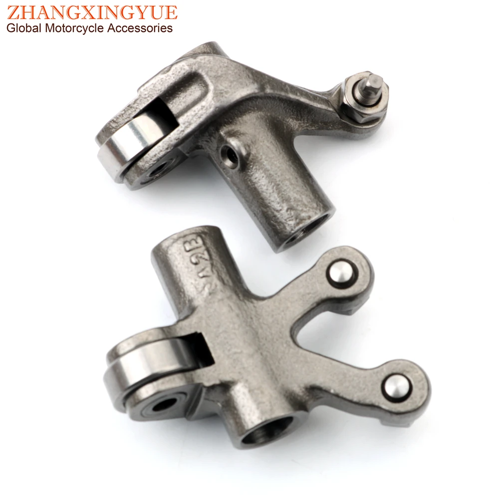 2pc Scooter Rocker Arm For Piaggio FLY 125 Liberty 125cc 3V 4-Stroke 1A003237R 1A003238R