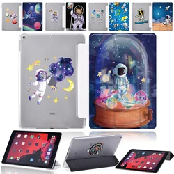 Etui na Tablet Apple IPad 7 8 9th 10.2 Gen/Air 1 2 3 4/mini 1 2 3 4 5/ipad 5 6th Gen wydrukowano astronauta Smart Stand Folio Cover