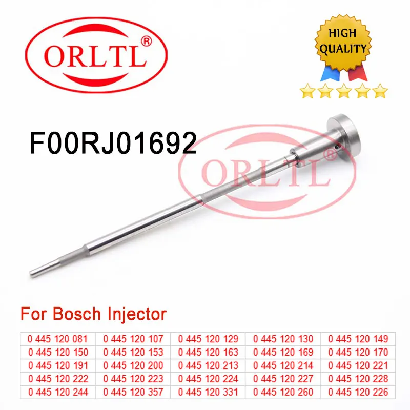 

ORLTL F00RJ01692 Needle Control Valve F00R J01 692 Diesel Fuel Injector Control Valve FOORJ01692 For 0445120081 0445120150