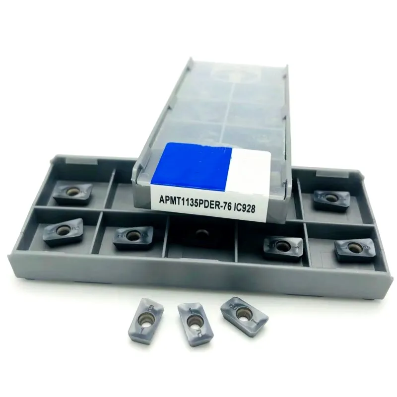 APMT1135PDER 76 IC928 inserto in metallo duro parti di macchine utensili CNC utensile per tornitura APMT1135 utensile per tornitura utensili da taglio utensile per tornitura