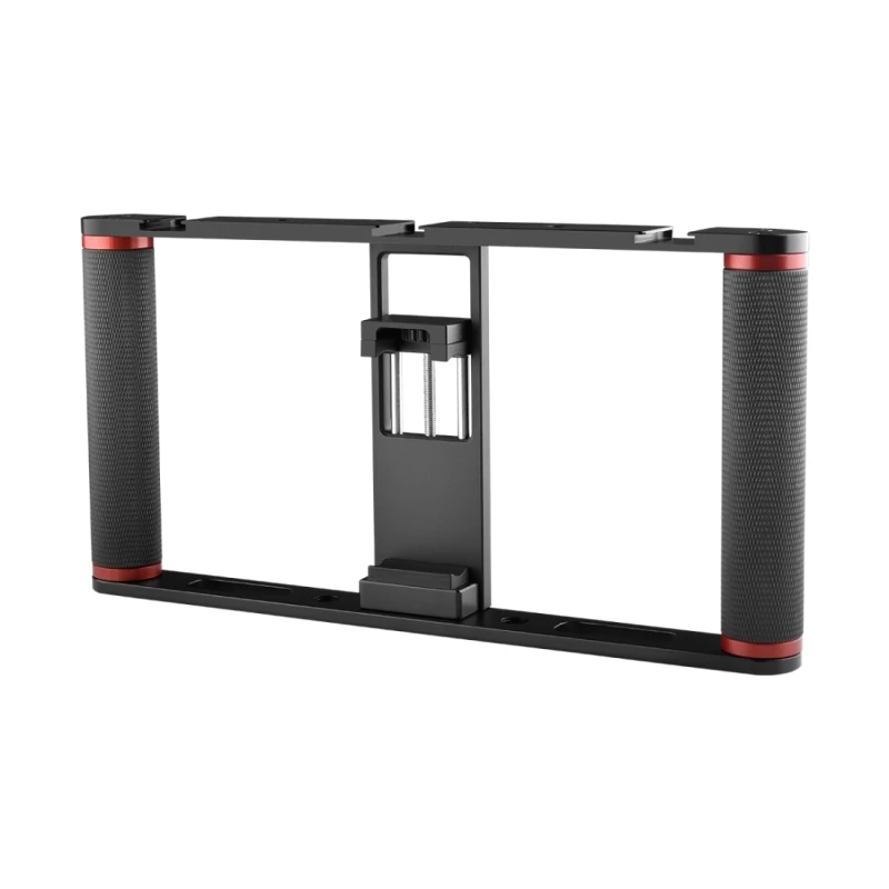 YELANGU Handle Stabilizer Bracket for Mobile Phones Vlogging Live Broadcast Smartphone Metal Cage Video Rig Filmmaking Recording