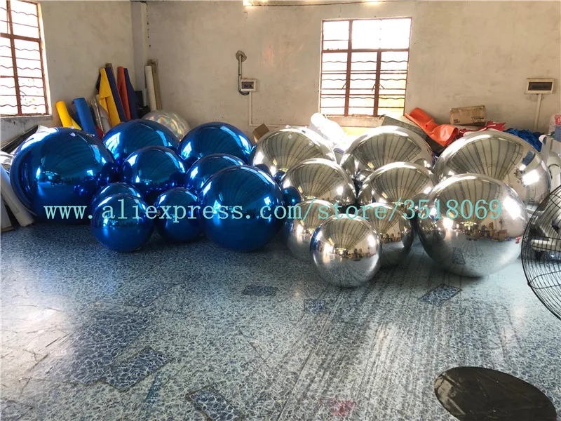 

Large inflatable mirror balloon, pvc inflatable mirror ball, a variety of colors and sizes, customized for advertising campaigns