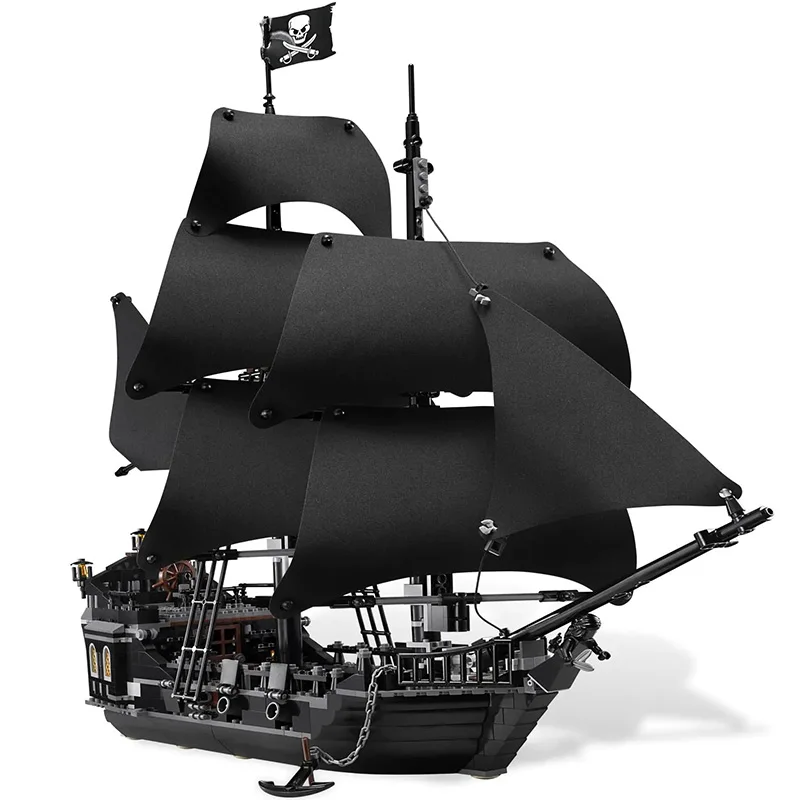 The Black Pearl Model Building Blocks Bricks Ship Pirates Boat Vessels Caribbean Compatible 4184 Birthday Christmas Toy Gift